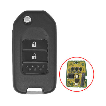 Honda Modified Flip Remote Key Shell 2 Buttons