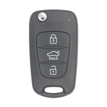 Hyundai 3 buttons Flip Remote Key Cover HYN14R Blade