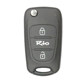 Kia Rio 2 Buttons Flip Remote Key Cover Laser Blade