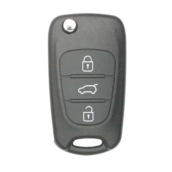 KIA  3 Buttons Flip Remote Key Cover Big Trunk TOY48 Laser Blade...