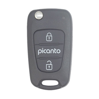 Kia Picanto 3 Buttons Flip Key Remote Cover HYN17R Blade