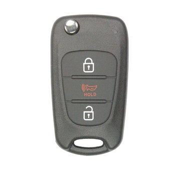KIA Soul 3 Buttons Flip Remote Key Cover Panic Hold  HYN14R
