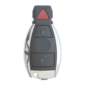 Mercedes BGA 3 Buttons Chrome Remote Key Cover 