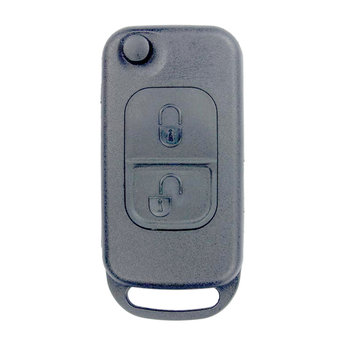 Mercedes Benz 2 Buttons Flip Remote Key Cover HU64 Blade