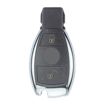 Mercedes 2 Buttons Chrome Remote Key Cover  Modified