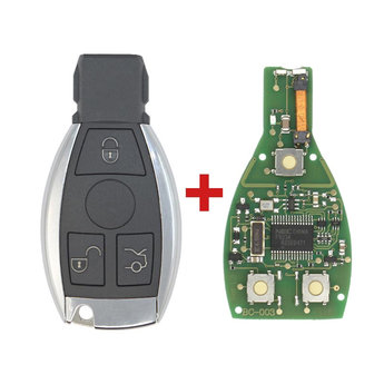 Mercedes BE Chrome 3 Buttons 433MHz Remote Key