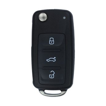 VW 3 buttons Flip Remote Key Cover UDS