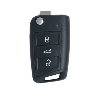 VW MQB Flip Remote Key 433MHz 3 Buttons HU162 Blade 5G0959752BA...