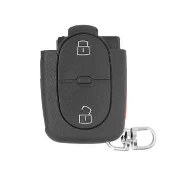 Audi Remote Shell 2+1 Button with Small Battery Holder