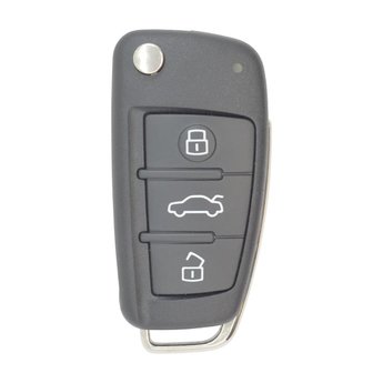 Audi Q7 A6 Genuine 3 buttons 433MHz Flip Remote Key Megamos 8E...