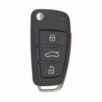 Audi Q7 Genuine Flip Remote Key 3+1 Buttons 315MHz 4F0837220A...
