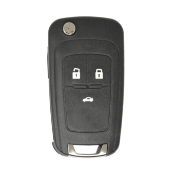 Opel Chevrolet Flip Remote Key Shell 3 Buttons