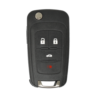 Opel Flip Remote Key Shell 4 Buttons