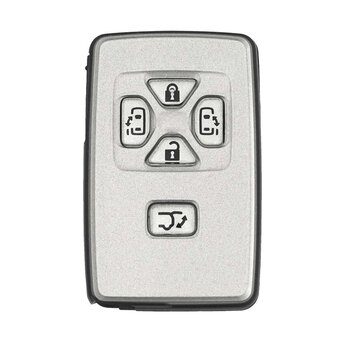 Toyota Smart Remote Key 5 Buttons Slider Door 312MHz Silver Cover...