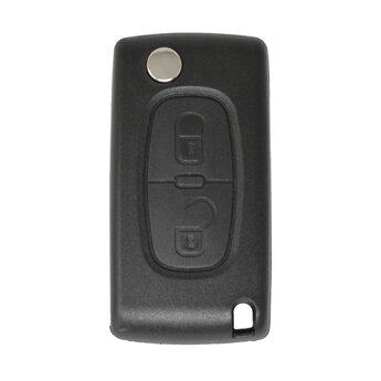 Citroen Peugeot 307 Flip Remote Key Shell 2 Buttons HU83 Blade...