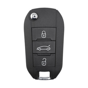 Peugeot 508 Flip Remote Key Shell 3 Buttons HU83 Blade