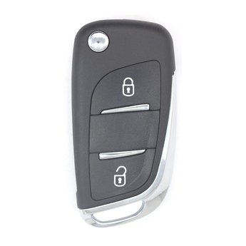 Citroen 2 Buttons Flip Remote Key Cover with battery