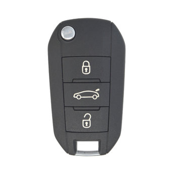 Peugeot 508 301 3 buttons 433MHz Original Flip Remote Key ID46...