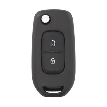Renault Flip Remote Key Shell 2 Buttons White Color VAC102 Blade...