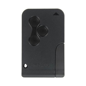 Renault Megane 3 Buttons Remote Card Cover with Emergency key...