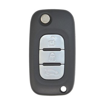 Renault Fluence 3 Buttons Flip Remote Key Cover