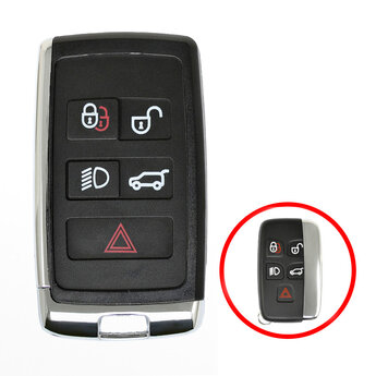Range Rover Modified Smart Remote Key Shell 4+1 Button