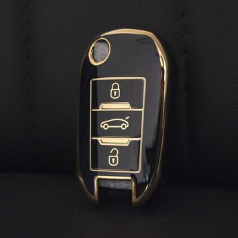 TPU High Quality Cover For Peugeot 407 408 Remote Key 3 Buttons...
