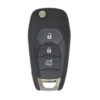 Chevrolet Modern Flip Remote Key Shell 3 Buttons