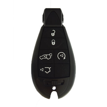 Chrysler Jeep Dodge 5 Buttons Fobik Remote Key Cover 