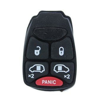 Chrysler Jeep Dodge 5 Buttons Remote Key Button Rubber