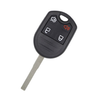 Ford Non-Flip Remote Key Shell 4 Buttons Laser Blade