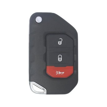 Jeep Wrangler 2018-2025  Genuine Flip Remote Key 2 + 1 Button...