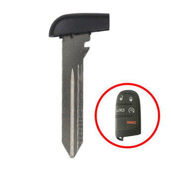 Dodge Jeep Chrysler Smart Remote Key Emergency Blade Black Color...