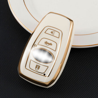 TPU High Quality Cover For Subaru Remote Key 3+1 Buttons White...
