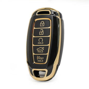 Nano High Quality Cover For Hyundai Remote Key 4+1 Buttons Auto...