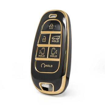 Nano High Quality Cover For Hyundai Remote Key 6 Buttons Auto...
