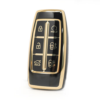 Nano High Quality Cover For Hyundai Genesis Remote Key 6 Buttons...
