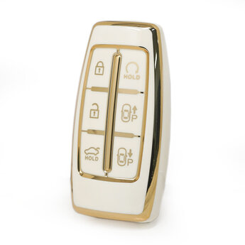 Nano High Quality Cover For Hyundai Genesis Remote Key 6 Buttons...