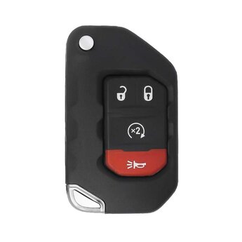 Jeep Wrangler 2018-2022 Flip Remote Key 3+1 Button 433MHz 68416784AA...