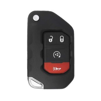 Jeep Wrangler 2018-2025 Flip Remote Key 3+1 Button 433MHz 68416784AA...