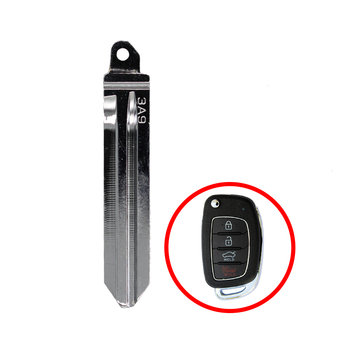 Hyundai Elantra 2016 2017 Genuine Blade For Flip Remote Key 81996-F2...