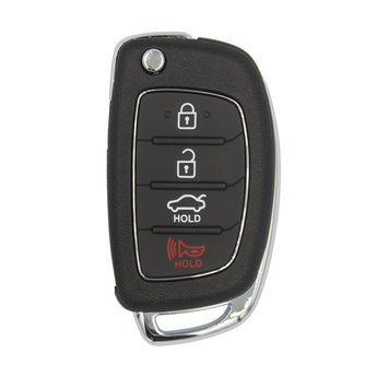 Hyundai I40 2015 4 buttons 433MHz Flip Remote Key 4D Transponder...