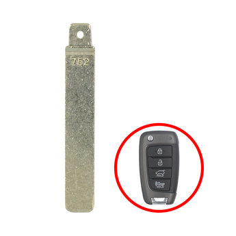 Hyundai Santa Fe 2018 Genuine Blade For Flip Remote Key 81996-S1...