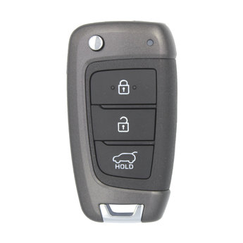Hyundai Santa Fe 2018 3 buttons 433MHz Genuine Flip Remote Key...
