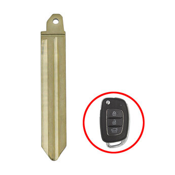 Hyundai Elantra 2016-2017 Flip Remote Key Blade Replacement Part...