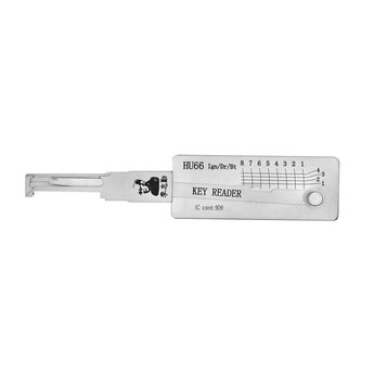 Original Lishi Hu66 Key Reader Decoder For Audi Seat And Vw-...