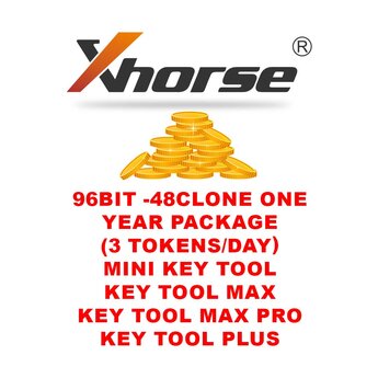 Xhorse -  96bit 48-clone One Year Package (3 tokens/day) Mini...