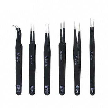 ESD Anti-Static Stainless Steel Tweezers 6 Types