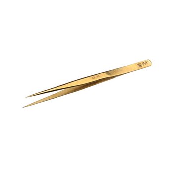 BST-SS-SA Gold Plated Tip Tweezer