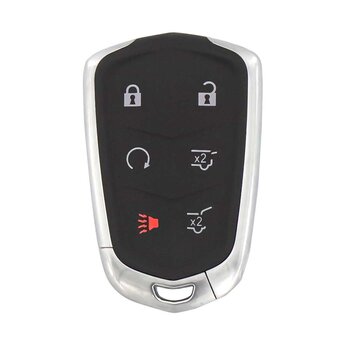 Cadillac Smart Remote Key Shell 5+1 Button SUV Trunk Type